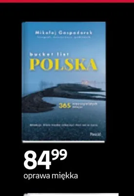 Książka Bucket List Polska. 365 Mikołaj Gospodarek promocja w Empik