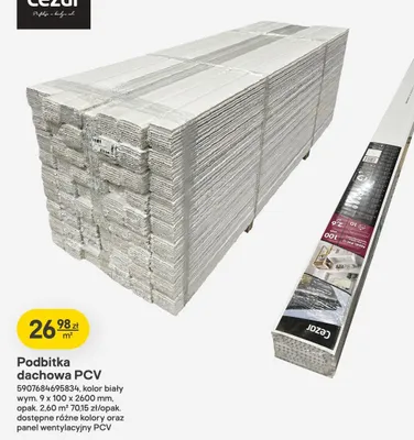 Podbitka dachowa PCV promocja w Castorama