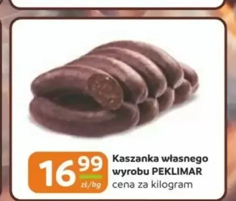 Kaszanka własnego wyrobu Peklimar promocja w Gama