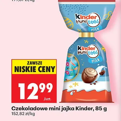 Czekoladowe mini jajka Milk promocja w Biedronka