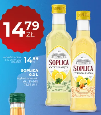 Wódka Soplica Cytryna z pigwą promocja w Duży Ben