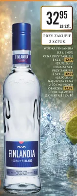Wódka Finlandia promocja w Dino