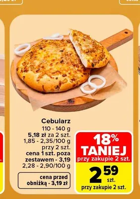 Cebularz promocja w Carrefour