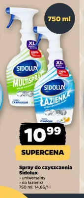Spray do czyszczenia Sidolux do łazienki promocja w Netto