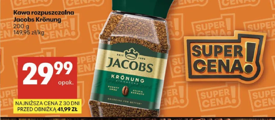 Kawa rozpuszczalna Jacobs Krönung promocja w Delikatesy Centrum