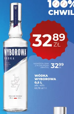 Wódka Wyborowa promocja w Duży Ben