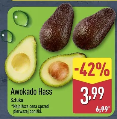 Awokado Hass promocja w Aldi