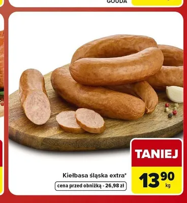 Kiełbasa śląska promocja w Carrefour Market