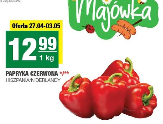 Papryka czerwona promocja w SPAR