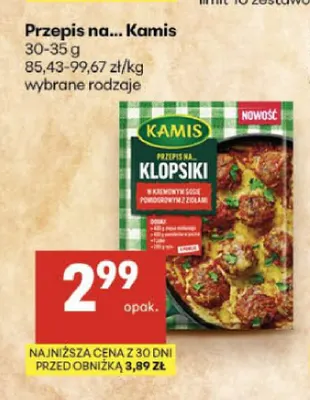 Przepis na... Kamis promocja w Delikatesy Centrum