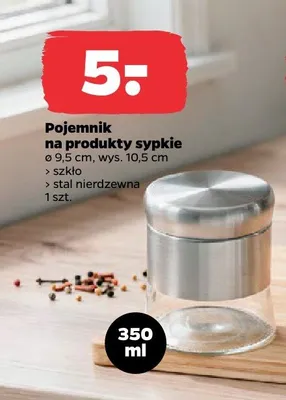 Pojemnik na produkty sypkie promocja w Netto