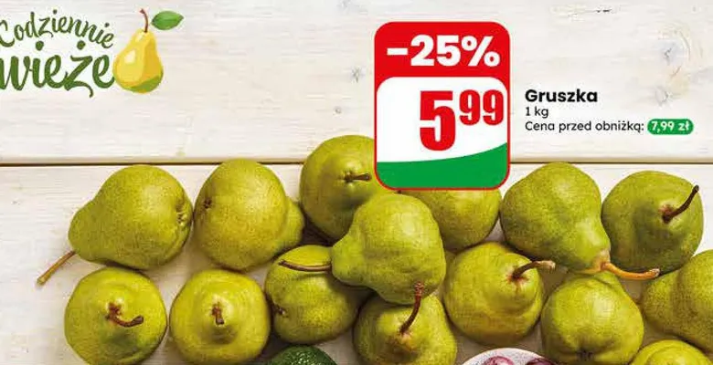 Gruszka promocja w Dino