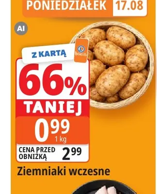 Ziemniaki wczesne promocja w Leclerc