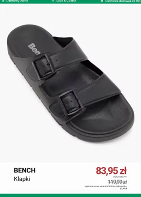Klapki Bench promocja w Deichmann