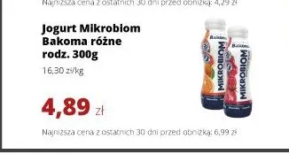 Jogurt Bakoma Mikrobiom promocja w Torimpex Toruńska Sieć Sklepów Spożywczych