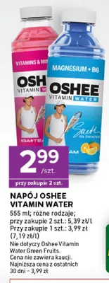 Napój Oshee Vitamin Water Vitamins & Minerals promocja w Stokrotka