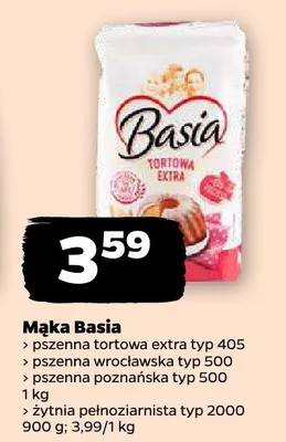 Mąka pszenna tortowa extra typ 405 promocja w Netto