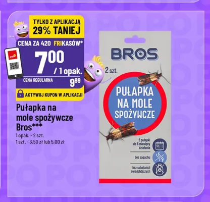 Pułapka na mole spożywcze Bros promocja w POLOmarket