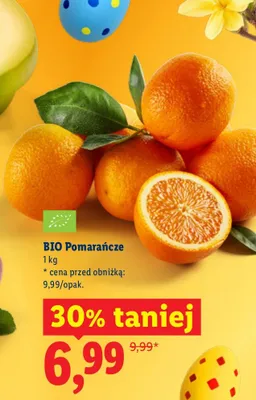 Pomarańcze promocja w Lidl