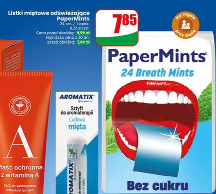 Sztyft do aromaterapii lodowa mięta Aromatix Activeplast promocja w Dino