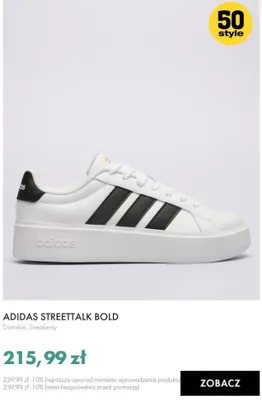 Damskie sneakersy ADIDAS STREETTALK BOLD promocja w 50 style