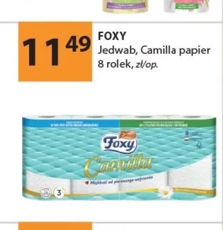 Papier toaletowy Foxy Jedwab promocja w Drogerie Laboo