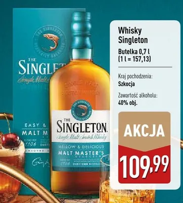 Whisky Singleton promocja w Aldi