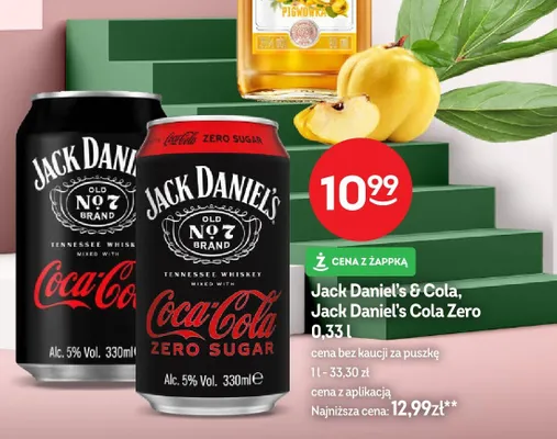 Jack Daniel's Cola Zero promocja w Żabka