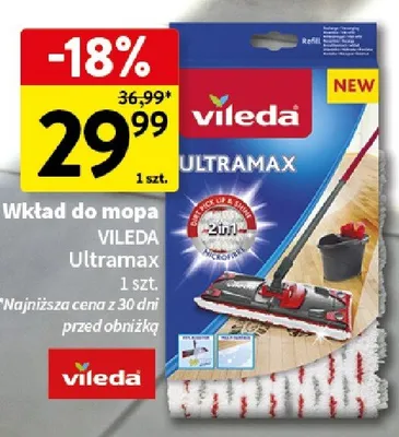 Wkład do mopa Vileda Ultramax promocja w Intermarche