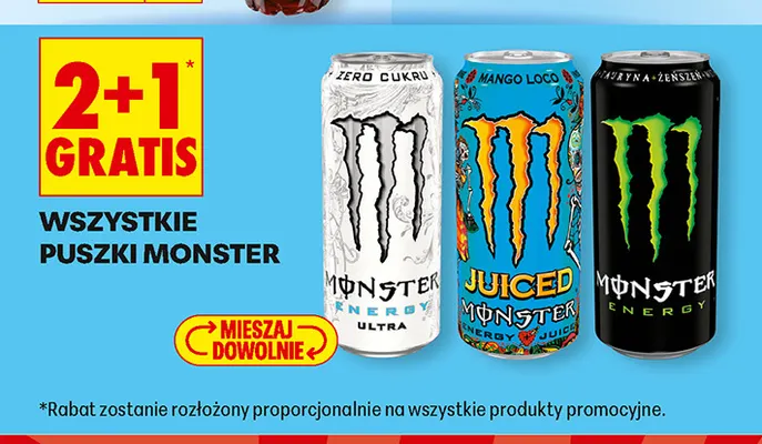 Napój energetyczny Monster Energy Mango Loco promocja w Biedronka