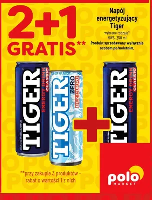 Napój energetyzujący Tiger promocja w POLOmarket