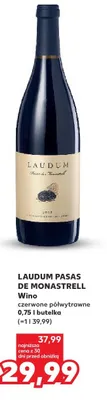 Wino czerwone półwytrawne Pasas De Monastrell promocja w Kaufland