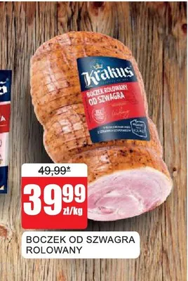 Boczek od Szwagra rolowany Krakus promocja w Bingo