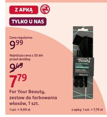 Zestaw do farbowania włosów promocja w Rossmann