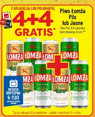 Piwo Pils lub Jasne Van Pur promocja w POLOmarket