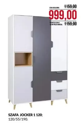 Szafa Jocker 1 120 Abra Meble promocja w Abra Meble
