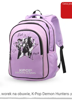 Plecak czterokomorowy K-Pop Demon Hunters promocja w Smyk