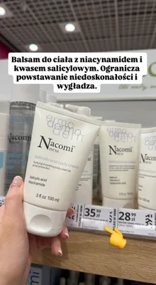 Balsam do ciała z niacynamidem i kwasem salicylowym Nacomi promocja w Hebe