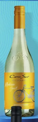 Wino białe Cono Sur Bicicleta Chardonnay promocja w Żabka
