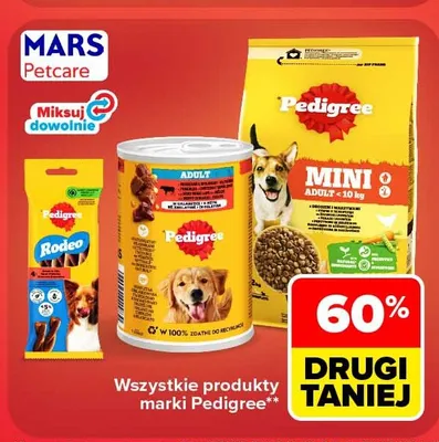 Karma mokra dla psa Pedigree Adult promocja w Carrefour Market