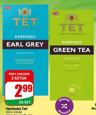 Herbata Earl Grey Tet promocja w Dino