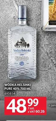 Wódka Helsinki Pure 40% promocja w Selgros