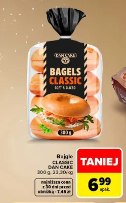 Bajgle Classic Dan Cake promocja w Carrefour
