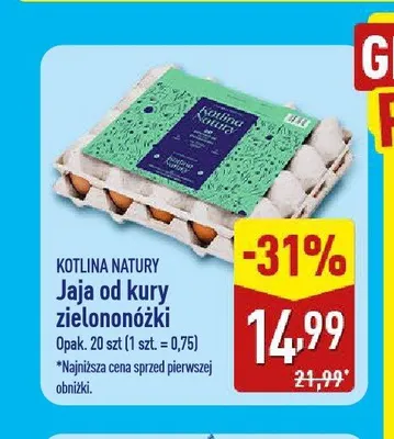 Jaja od kury zielononóżki Kotlina Natury promocja