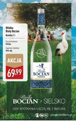 Wódka Biały Bocian promocja w Aldi