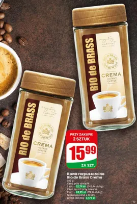Kawa rozpuszczalna Rio de Brass Crema promocja w Dino