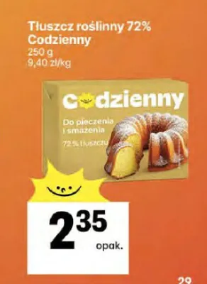 Tłuszcz roślinny 72% Codzienny promocja w Delikatesy Centrum