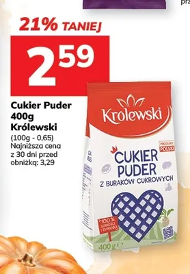 Cukier puder Królewski promocja w Hitpol
