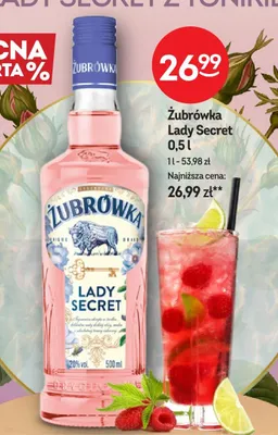 Wódka Lady Secret promocja w Żabka