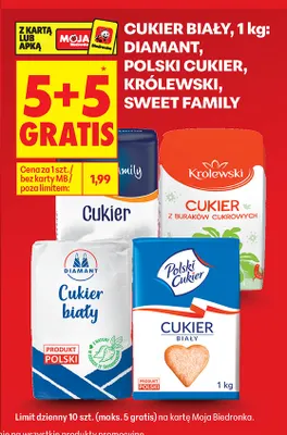 Cukier biały Królewski promocja w Biedronka
